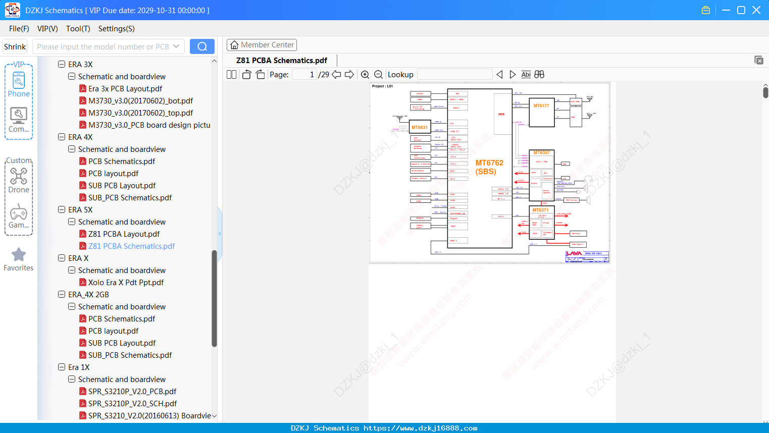 XOLO Z81 PCBA Schematics